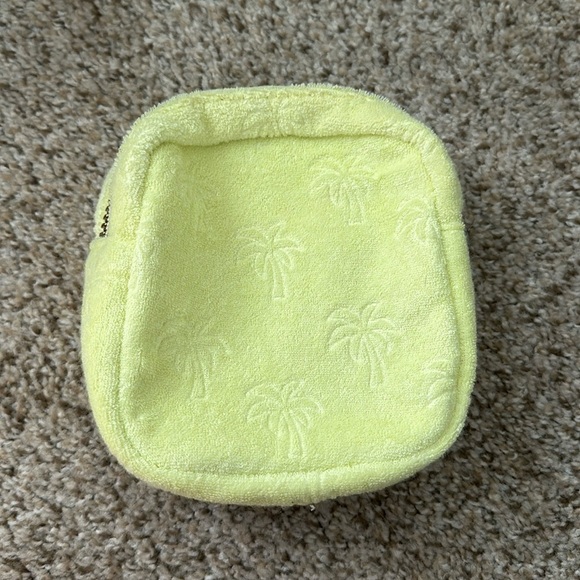Terry Cloth Palm Tree Mini Pouch - Picture 2 of 6